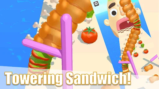 Gameplay screenshot 1 from Sandwich Runner - Action game