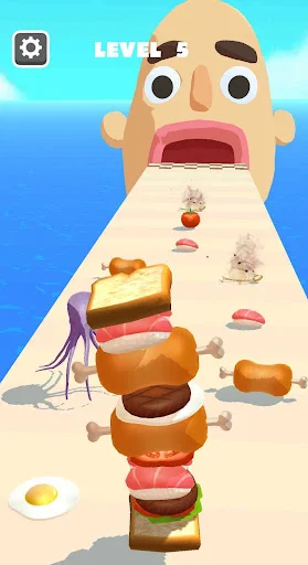 Gameplay screenshot 4 from Sandwich Runner - Action game